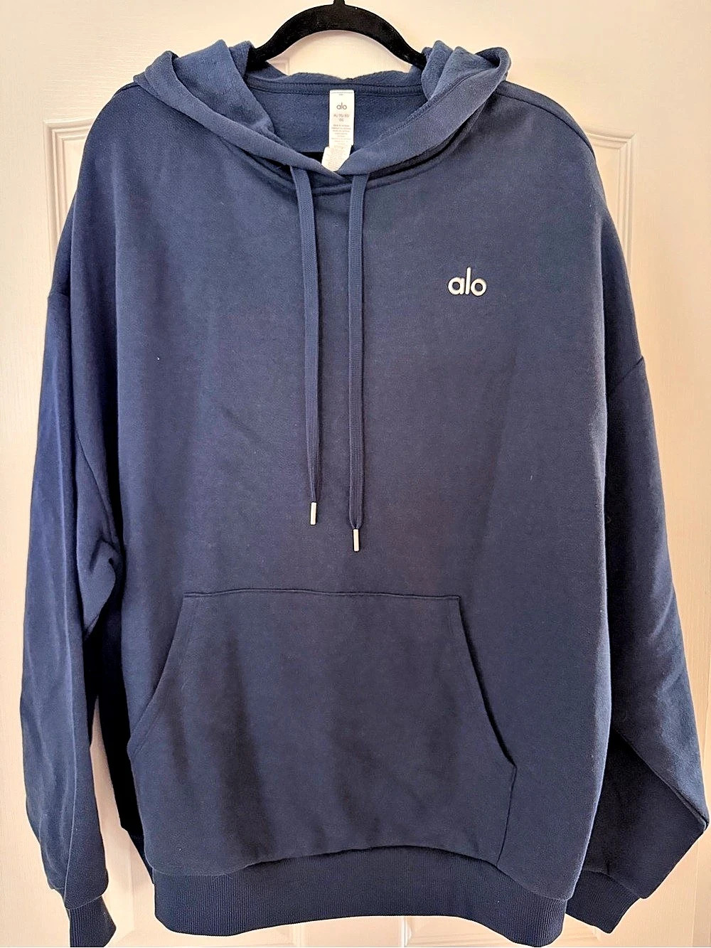 Alo Accolade Hoodie Pullover Hoodie in Navy XL NWT